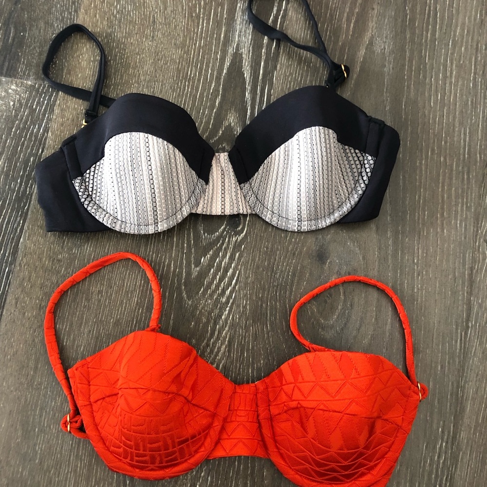 2 NWOT maio by monica wise (L*space founder) bikini top